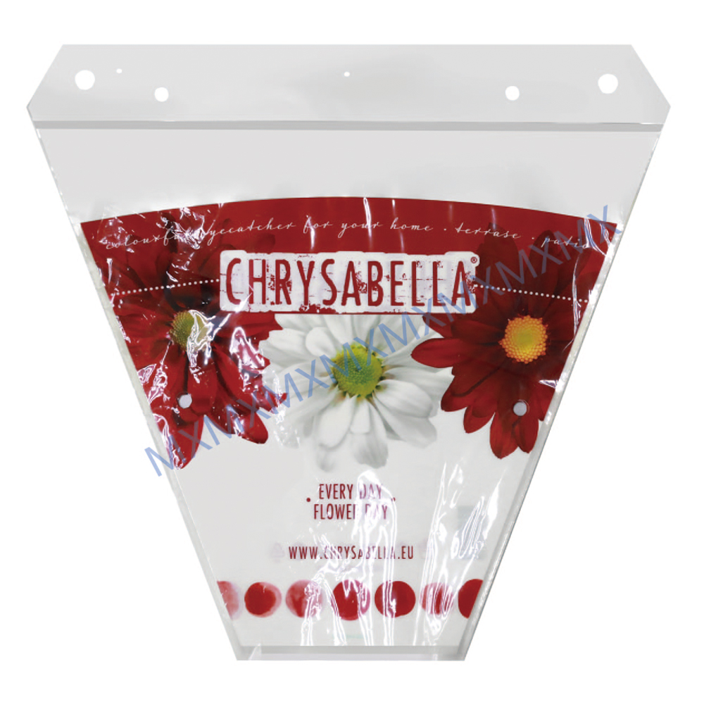 CPP printed flower bag